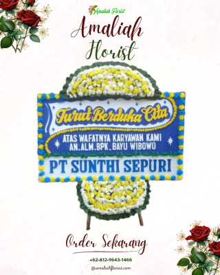 Papan Bunga Duka di Kendayakan
