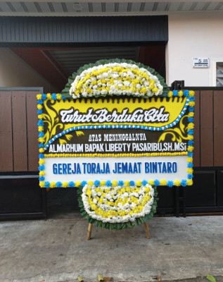 Papan Bunga Duka di Kendayakan