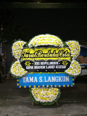 Papan Bunga Duka di Kendayakan